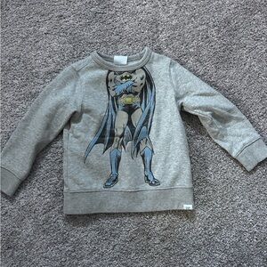 GAP Gray Batman Graphic Crewneck Sweater